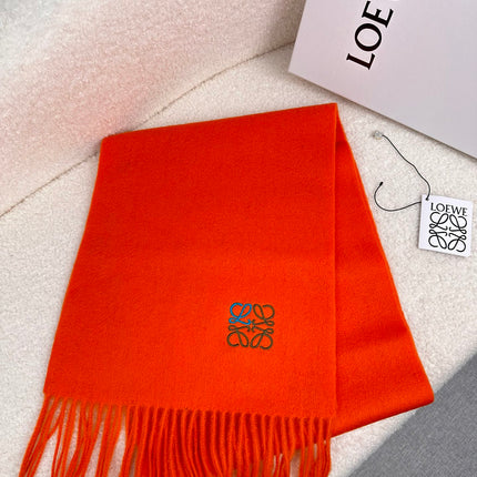 SCARF 180 CM IN FIRE ORANGE CASHMERE 353154