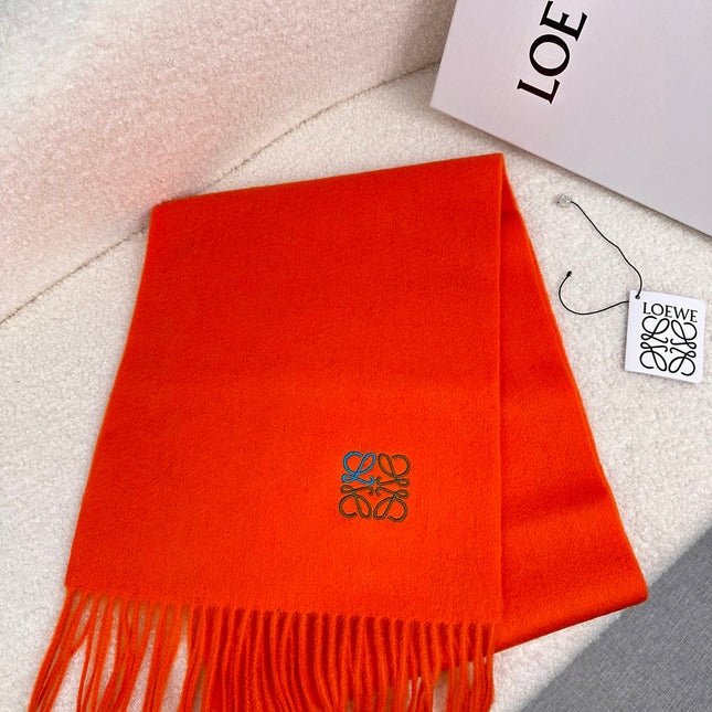 SCARF 180 CM IN FIRE ORANGE CASHMERE 353154
