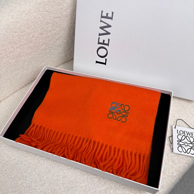 SCARF 180 CM IN FIRE ORANGE CASHMERE 353154