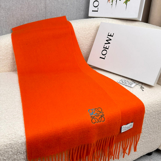 SCARF 180 CM IN FIRE ORANGE CASHMERE 353154