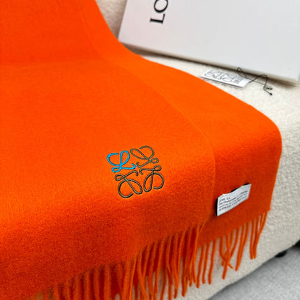 SCARF 180 CM IN FIRE ORANGE CASHMERE 353154