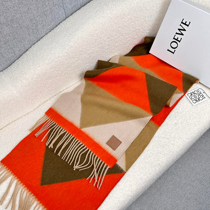 SCARF 190 CM IN COLORFUL CASHMERE 408797