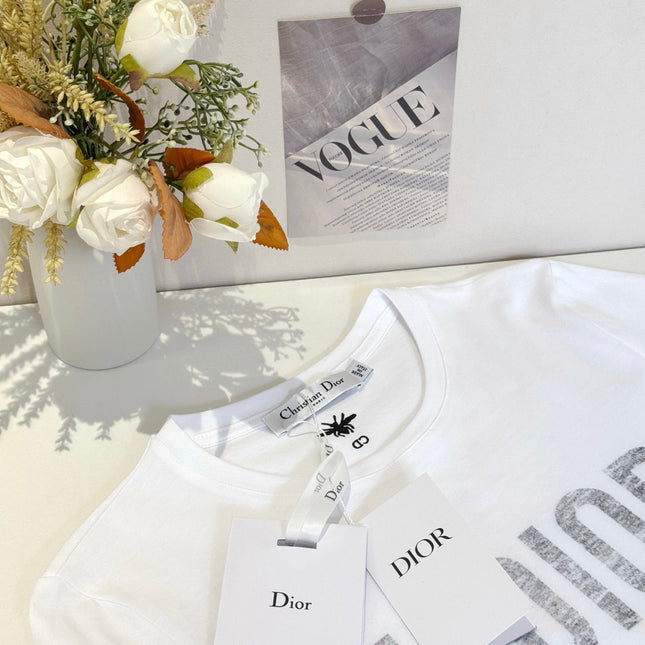 DIOR CREW NECK SHORT-SLEEVE T-SHIRT 271211