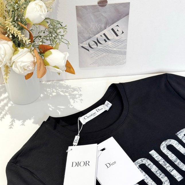 DIOR CREW NECK SHORT-SLEEVE T-SHIRT 271210