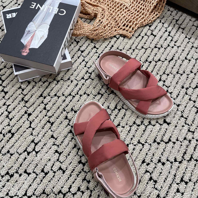 ELECTRIC SANDAL ROUGE CALFSKIN