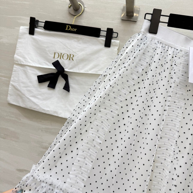 DIOR 25S LONG TULLE SKIRT STYLE 026