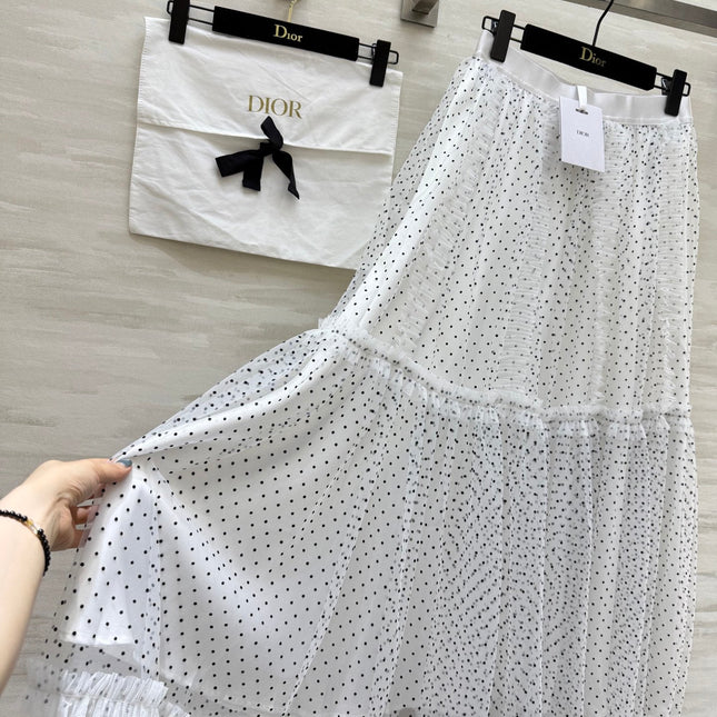 DIOR 25S LONG TULLE SKIRT STYLE 026