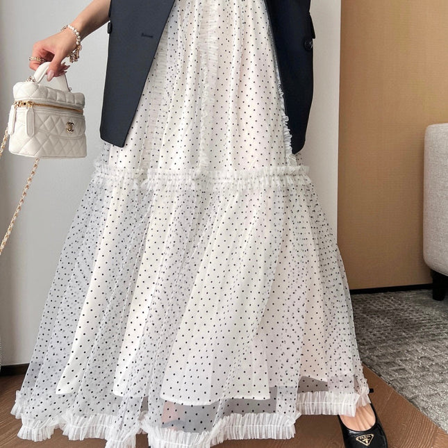 DIOR 25S LONG TULLE SKIRT STYLE 026