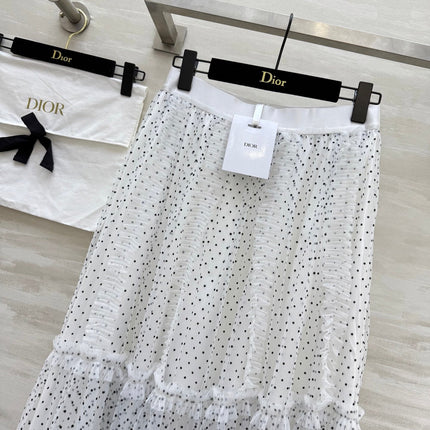 DIOR 25S LONG TULLE SKIRT STYLE 026