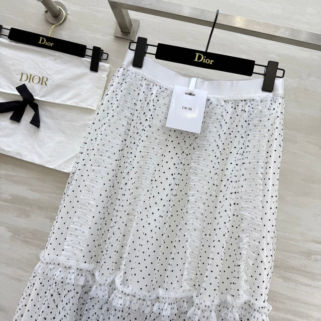 DIOR 25S LONG TULLE SKIRT STYLE 026
