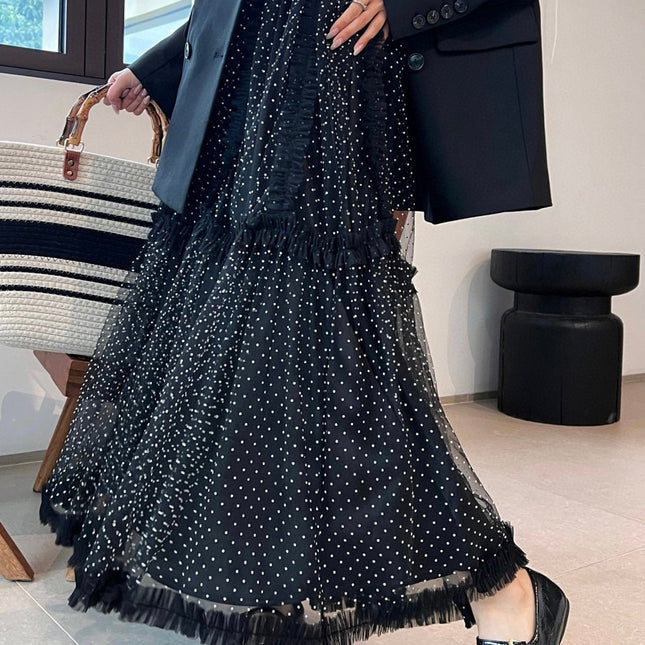 DIOR 25S LONG TULLE SKIRT STYLE 027