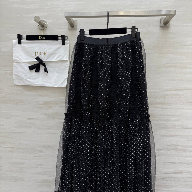 DIOR 25S LONG TULLE SKIRT STYLE 027