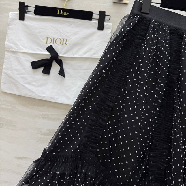 DIOR 25S LONG TULLE SKIRT STYLE 027