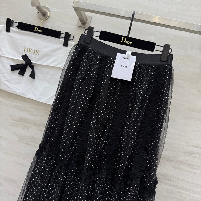 DIOR 25S LONG TULLE SKIRT STYLE 027