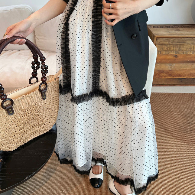 DIOR 25S LONG TULLE SKIRT STYLE 028