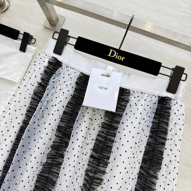 DIOR 25S LONG TULLE SKIRT STYLE 028