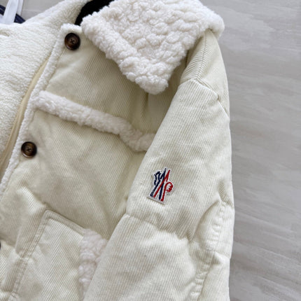 MONCLER 25S VELVET FUR JACKET 306106