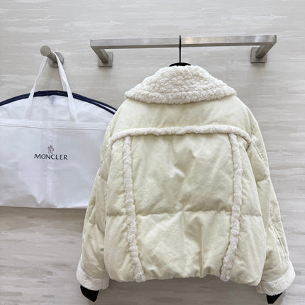 MONCLER 25S VELVET FUR JACKET 306106