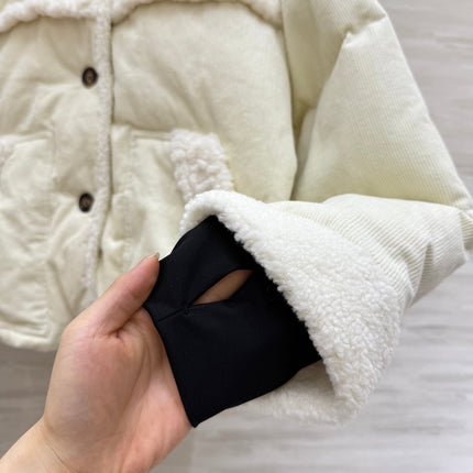 MONCLER 25S VELVET FUR JACKET 306106