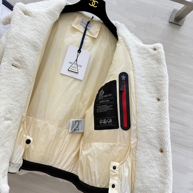 MONCLER 25S VELVET FUR JACKET 306106
