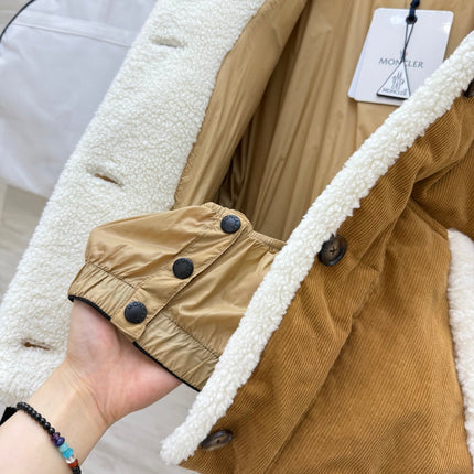 MONCLER 25S VELVET FUR JACKET 306104