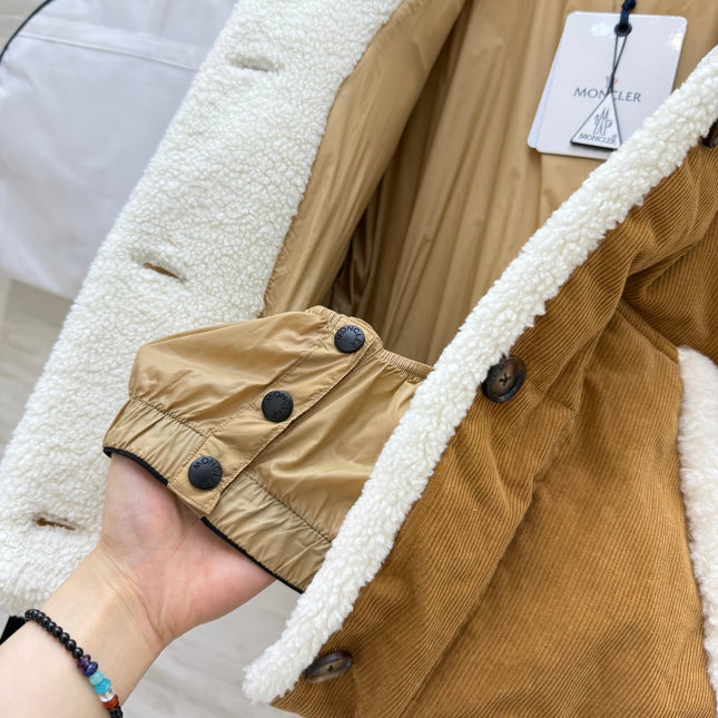 MONCLER 25S VELVET FUR JACKET 306104