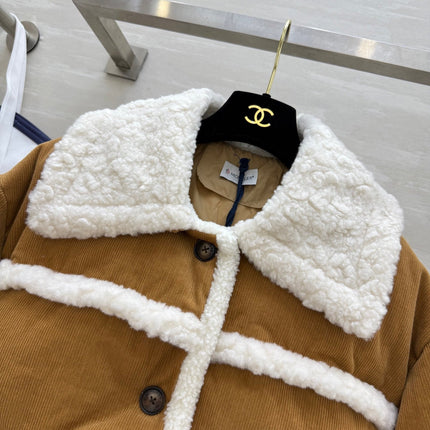 MONCLER 25S VELVET FUR JACKET 306104