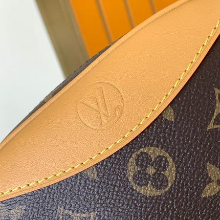 DEAUVILLIE MINI 22 MONOGRAM CANVAS BROWN