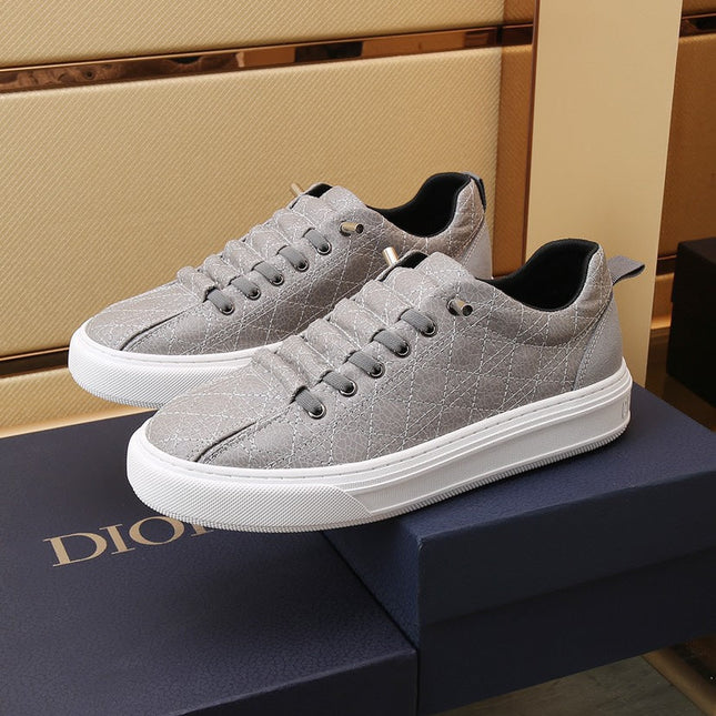 CD STYLISH SNEAKER GRAY CALFSKIN