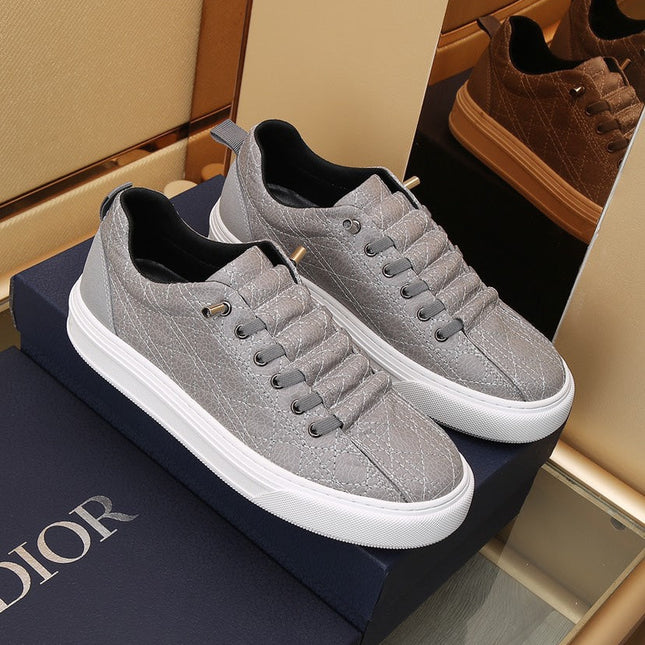 CD STYLISH SNEAKER GRAY CALFSKIN