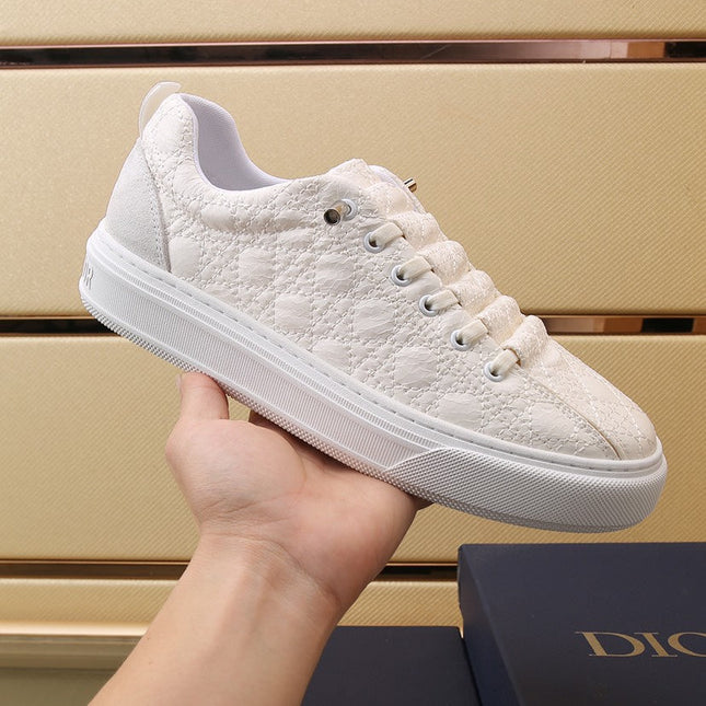 CD STYLISH SNEAKER WHITE CALFSKIN