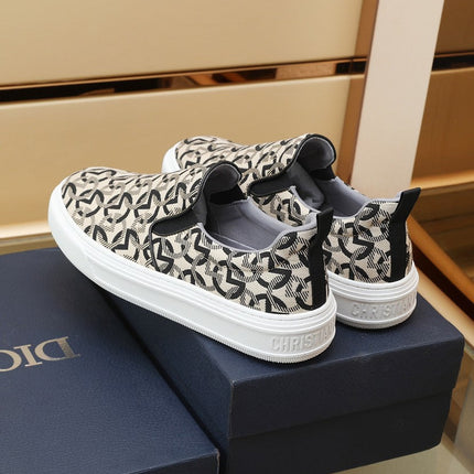 CD SOLAR SLIP-ON CREAM MIX BLACK FABRIC