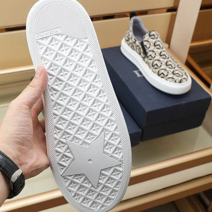 CD SOLAR SLIP-ON CREAM MIX BLACK FABRIC