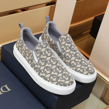 CD SOLAR SLIP-ON BEIGE MIX GRAY FABRIC