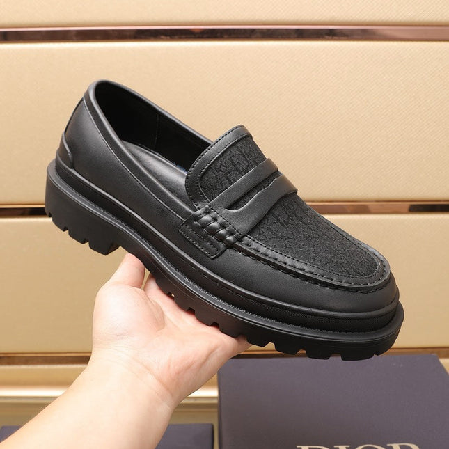 CD EXPLORER LOAFER BLACK JACQUARD