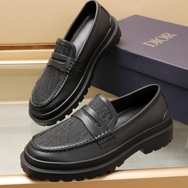CD EXPLORER LOAFER BLACK JACQUARD