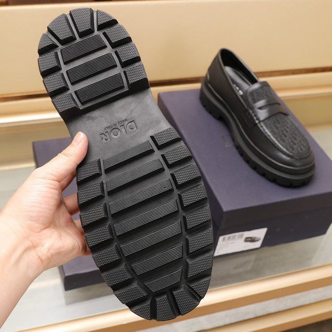 CD EXPLORER LOAFER BLACK JACQUARD
