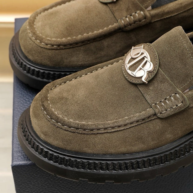 CD EXPLORER ICON LOAFER OLIVE SUEDE