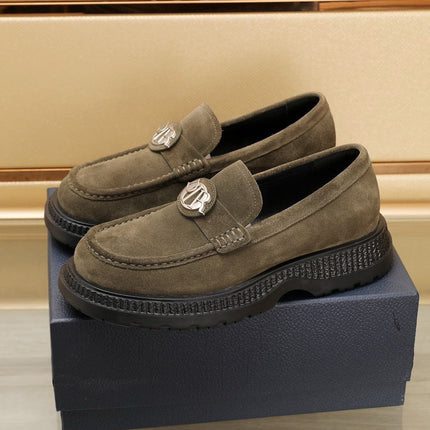 CD EXPLORER ICON LOAFER OLIVE SUEDE