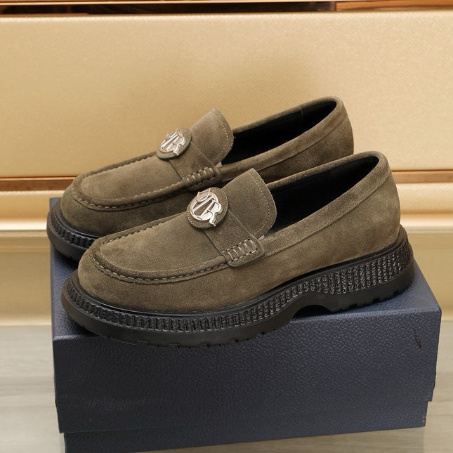 CD EXPLORER ICON LOAFER OLIVE SUEDE