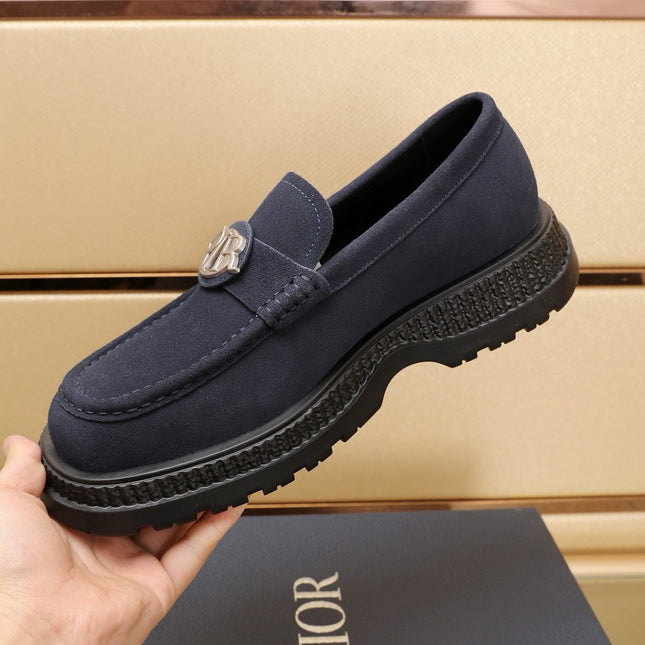 CD EXPLORER ICON LOAFER DENIM COLOR SUEDE