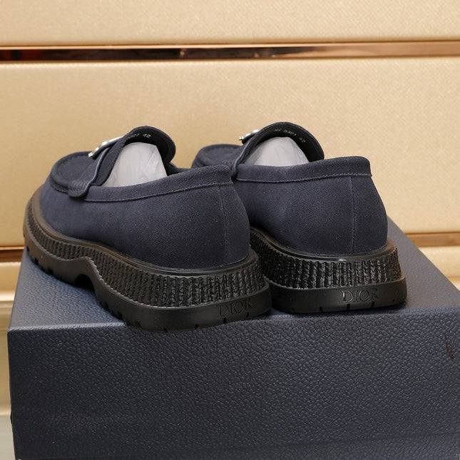 CD EXPLORER ICON LOAFER DENIM COLOR SUEDE