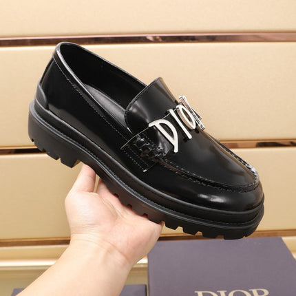 CD EXPLORER LOAFER BLACK POLISHED CALFSKIN