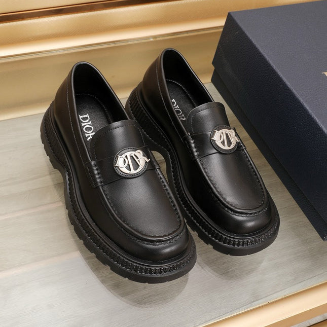 CD EXPLORER ICON LOAFER BLACK CALFSKIN