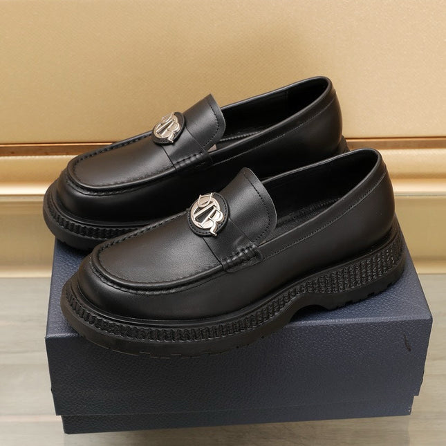 CD EXPLORER ICON LOAFER BLACK CALFSKIN