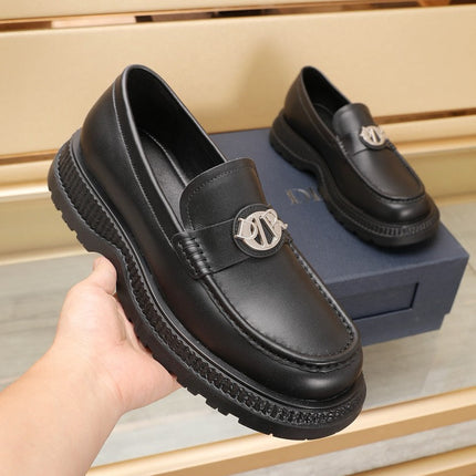 CD EXPLORER ICON LOAFER BLACK CALFSKIN