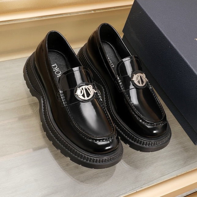 CD EXPLORER ICON LOAFER BLACK POLISHED CALFSKIN