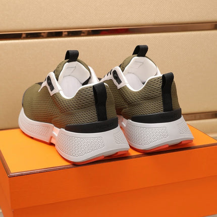HM HUGO SNEAKER OLIVE BREATHABLE FABRIC