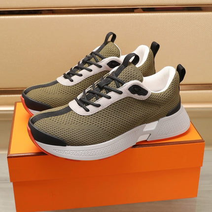 HM HUGO SNEAKER OLIVE BREATHABLE FABRIC