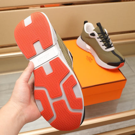 HM HUGO SNEAKER OLIVE BREATHABLE FABRIC
